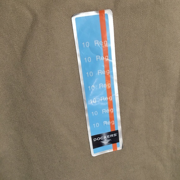 Dockers Flat Front Pant Boys 10 Regular Adjustable - Picture 4 of 5